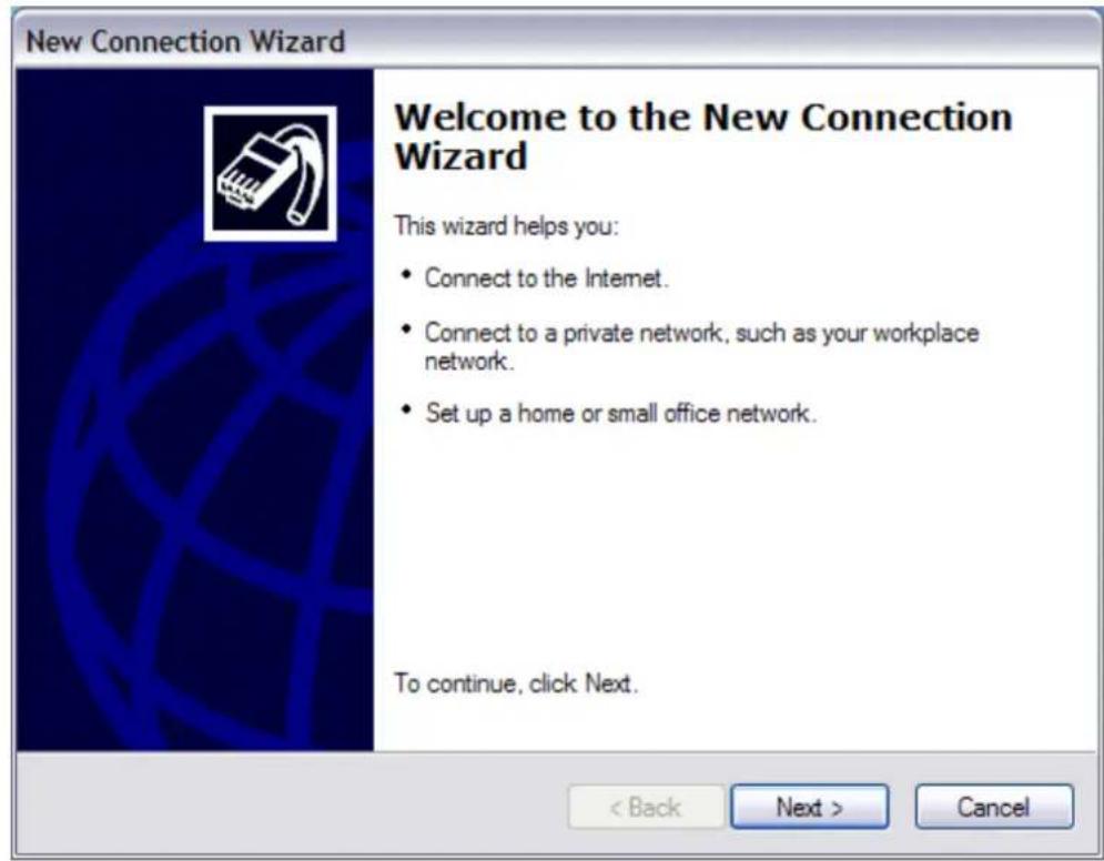 SONY Vaio VGN-S170 - New Connection Wizard - 1