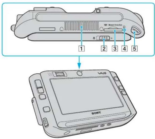 SONY Vaio VGN-UX180P - Top - 1