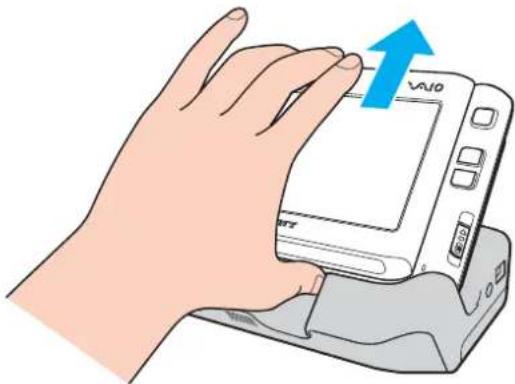 SONY Vaio VGN-UX180P - Disconnecting Your Computer from the Port Replicator - 1