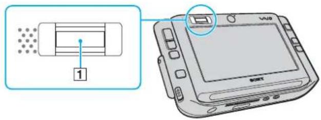 SONY Vaio VGN-UX180P - To scan a fingerprint - 1