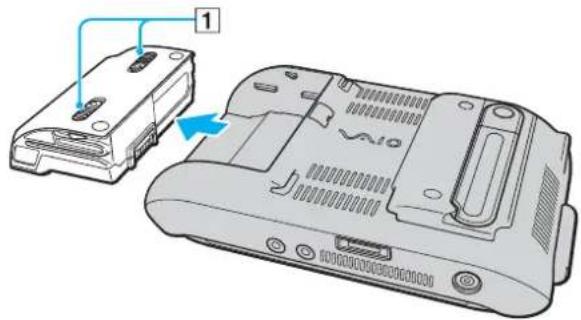 SONY Vaio VGN-UX180P - Removing the Battery Pack - 1