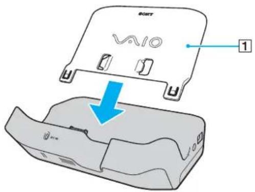 SONY Vaio VGN-UX380N - Attaching Your Computer to the Port Replicator - 1