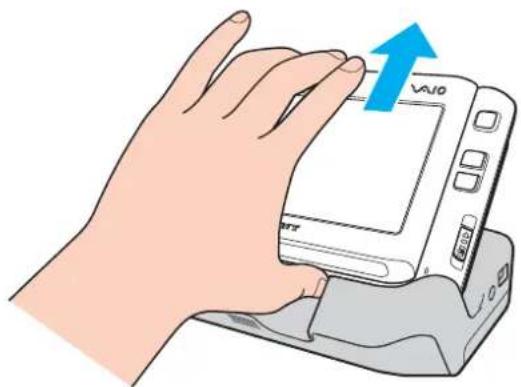 SONY Vaio VGN-UX380N - Disconnecting Your Computer from the Port Replicator - 1