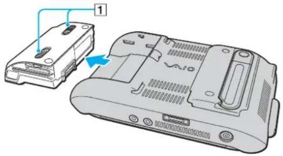 SONY Vaio VGN-UX380N - Removing the Battery Pack - 1