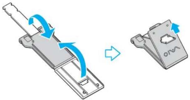 SONY Vaio VGN-UX380N - On Using the Folding Stand - 2