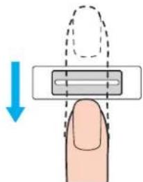 SONY Vaio VGN-UX380N - To scan a fingerprint - 2