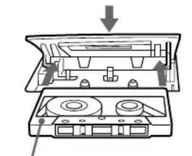 SONY CFD-V25 - Press ■▲ to open the tape - 2