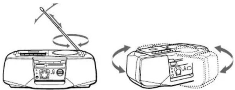 SONY CFD-V25 - To improve broadcast reception - 1