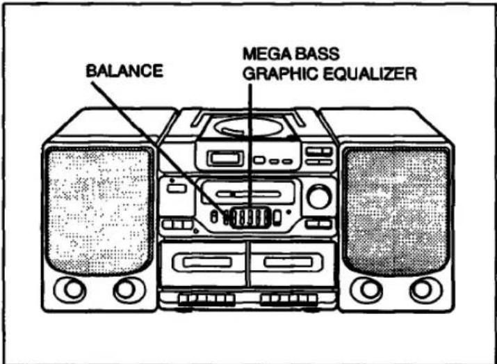 SONY CFD-560 - Adjusting the Sound - 1