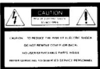 SONY SRS-88 - WARNING - 1