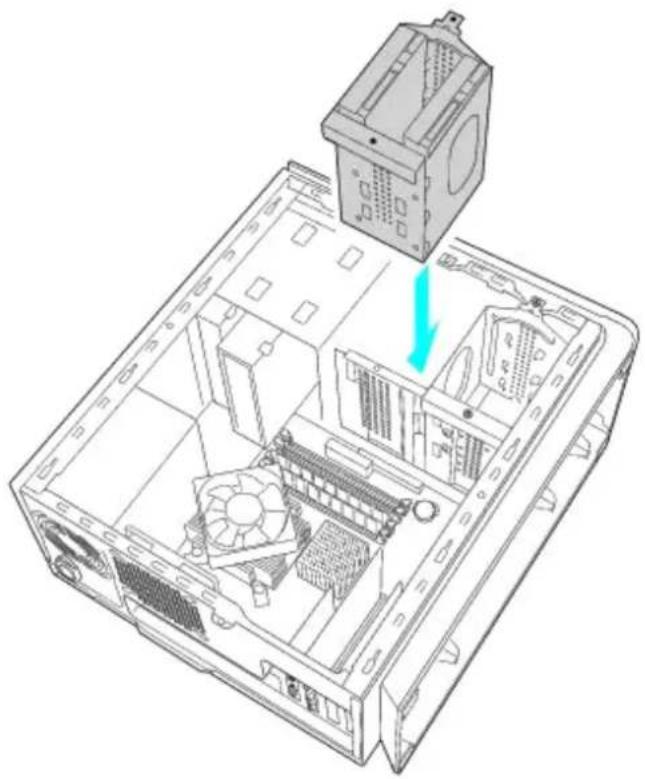 SONY Vaio VGC-RB57GY - Replacing the drive holder - 1