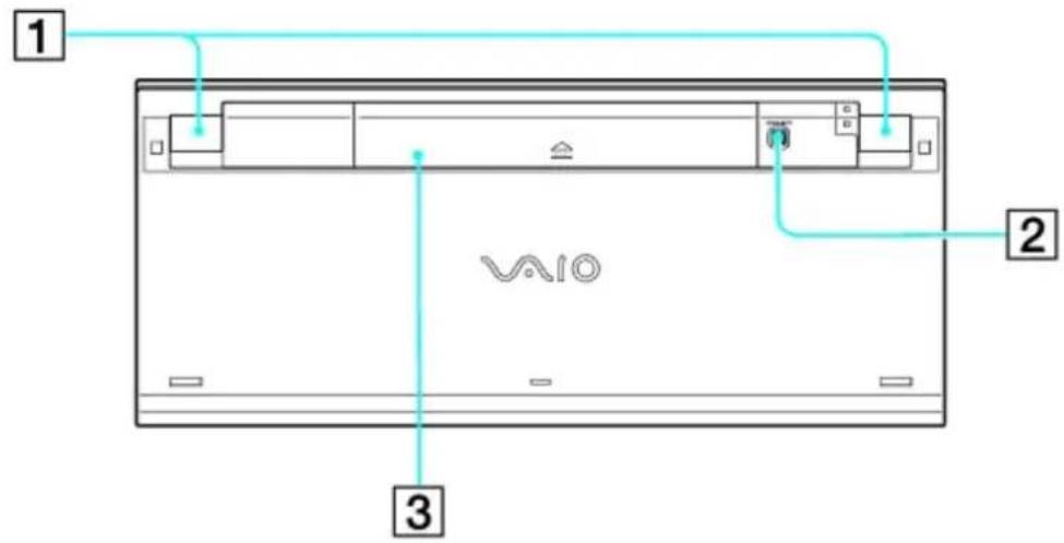 SONY Vaio VGC-RB57GY - Wireless keyboard (bottom) - 1