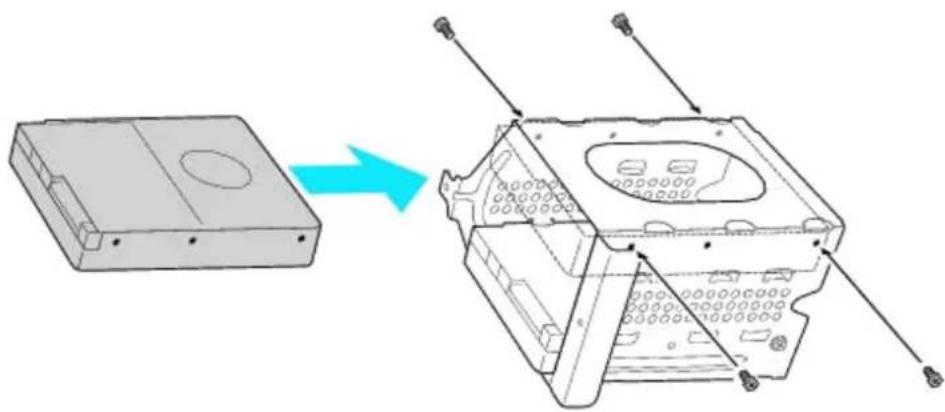 SONY Vaio VGC-RB57GY - Attaching the drive screws - 1