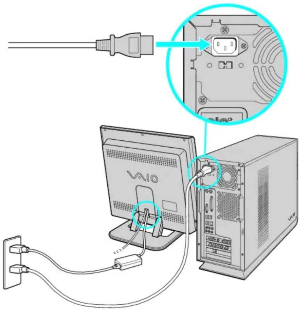 SONY Vaio VGC-RB57GY - To connect the telephone and modem - 2