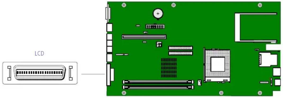 SONY Vaio PCV-LX800 - LCD Connector - 1