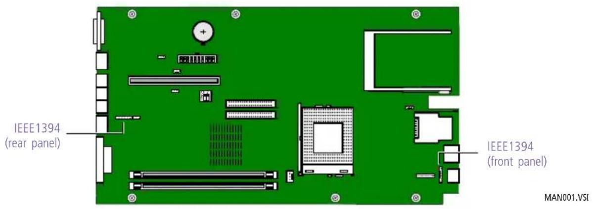 SONY Vaio PCV-LX800 - i.LINK Interface Header Connectors - 1