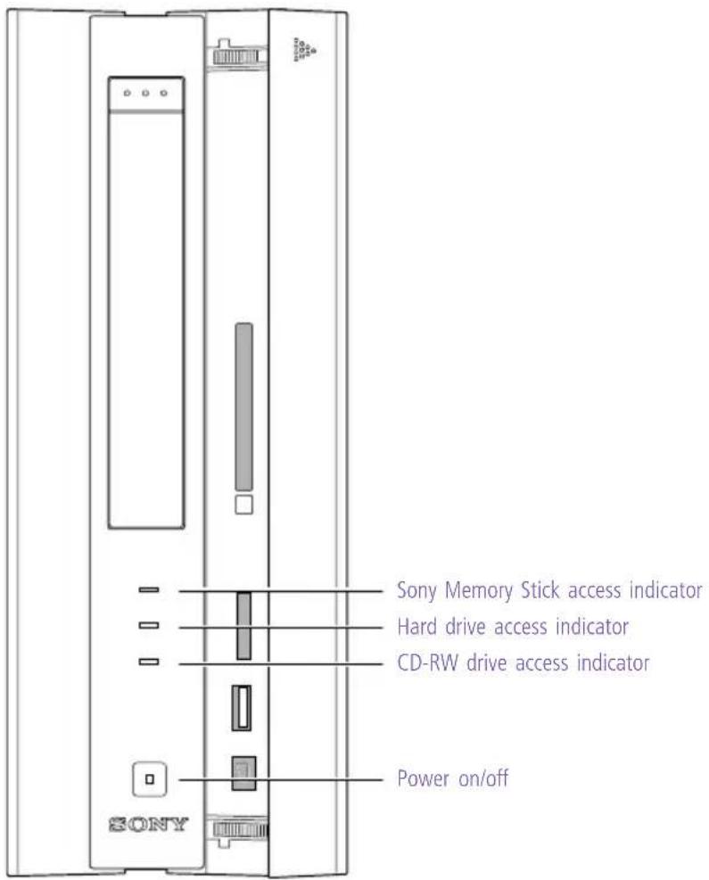 SONY Vaio PCV-LX800 - Indicators - 1