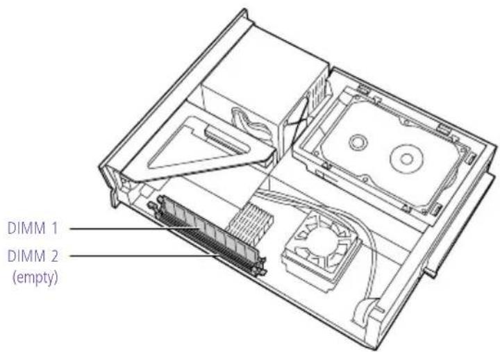 SONY Vaio PCV-LX800 - Removing a Memory Module - 1