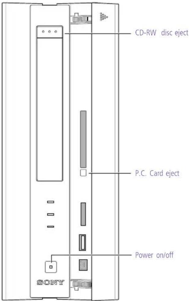 SONY Vaio PCV-LX800 - Buttons and Switches - 1