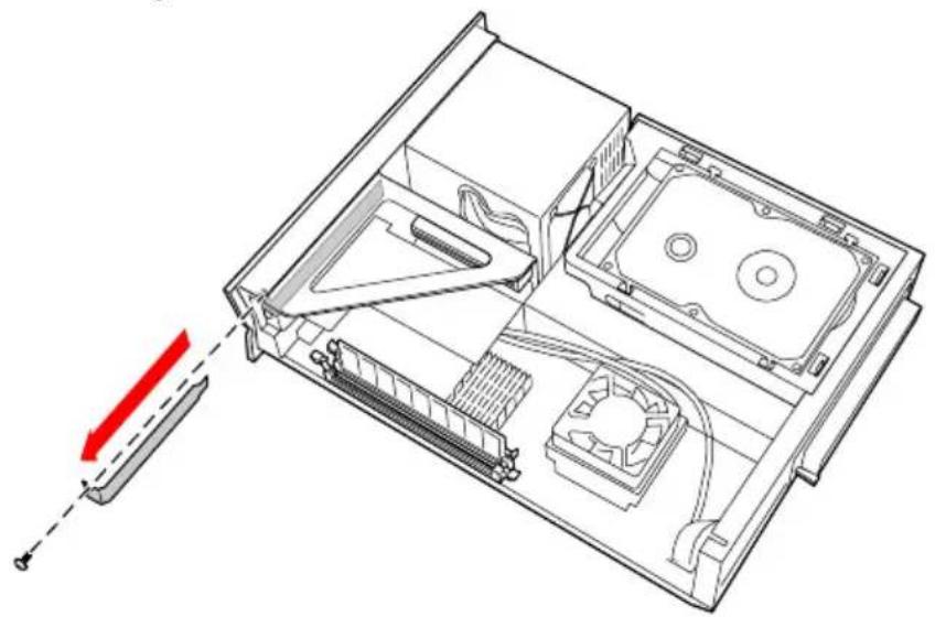 SONY Vaio PCV-LX800 - Removing a Slot Cover - 1