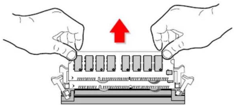 SONY Vaio PCV-LX800 - Removing a Memory Module - 3