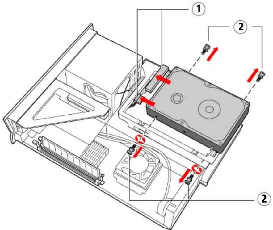 SONY Vaio PCV-LX800 - Replacing the Hard Drive - 2