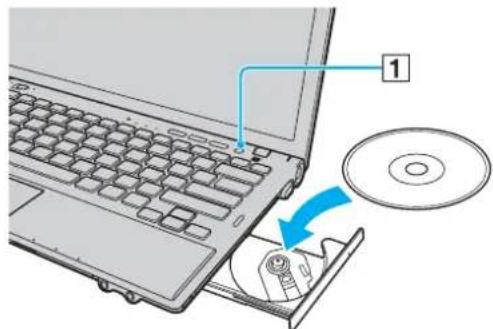 SONY Vaio VPCZ119HX - To insert a disc - 1