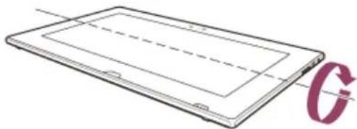 SONY Vaio Tab 11 SVT11215CXW - Notes on using the built-in digital compass - 3