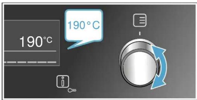 BOSCH MKH74FP0 - Heizart und Temperatur einstellen - 2