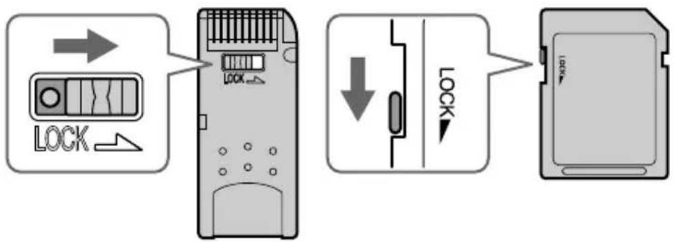 SONY Reader PRS-500 - Notes on handling memory cards - 1