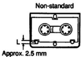 SONY M-2020 - Note on the Microcassette - 2