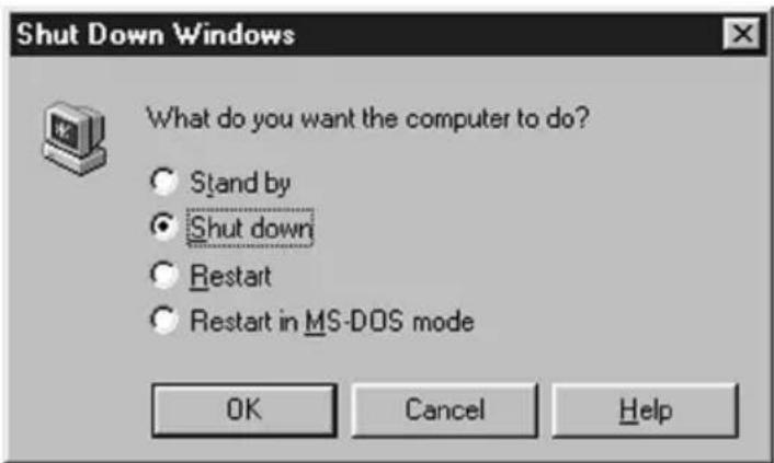 SONY Vaio PCG-F590 - Shutting Down Your Computer - 1
