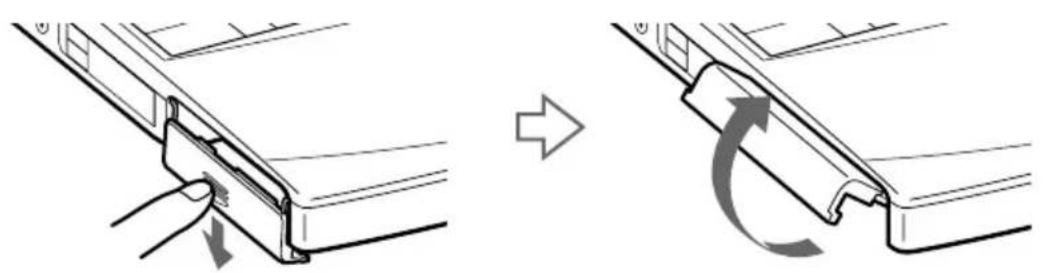 SONY Vaio PCG-F590 - To insert the battery pack - 1