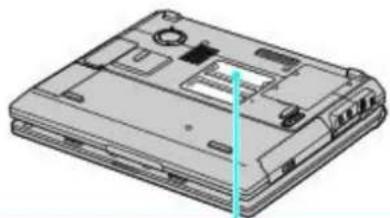 SONY Vaio PCG-GRT260G - Installing a New Memory Module - 1