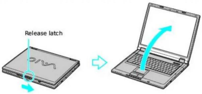 SONY Vaio PCG-GRT260G - Opening the Computer - 1