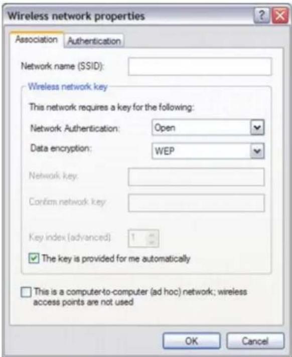 SONY Vaio PCG-GRT260G - Wireless Network Properties - 1