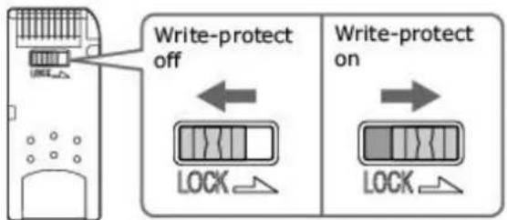 SONY Vaio PCG-GRT260G - Using the Write-Protect Tab - 1