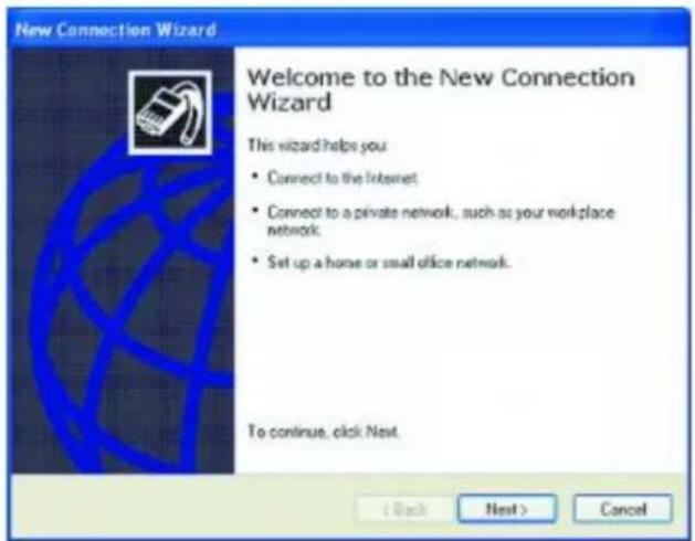 SONY Vaio PCG-GRT260G - New Connection Wizard - 1
