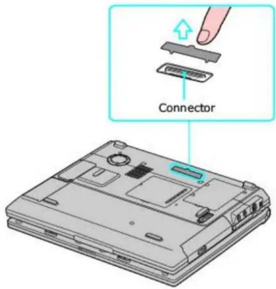 SONY Vaio PCG-GRT260G - To connect a port replicator - 1