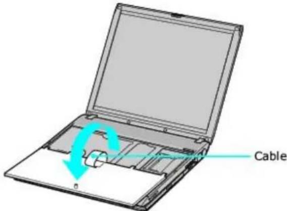 SONY Vaio PCG-V505DX - Turning the Keyboard - 1