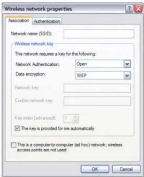 SONY Vaio PCG-V505DX - Wireless Network Properties - 1