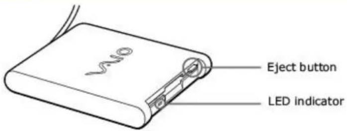 SONY Vaio PCG-V505DX - Removing a Floppy Disk - 1