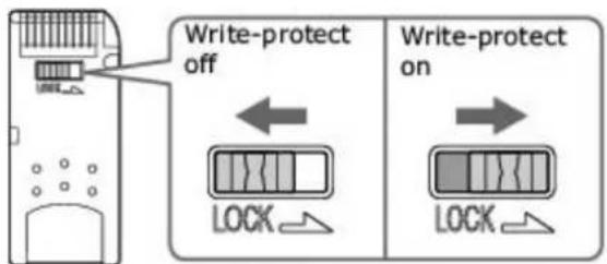 SONY Vaio PCG-V505DX - Using the Write-Protect Tab - 1
