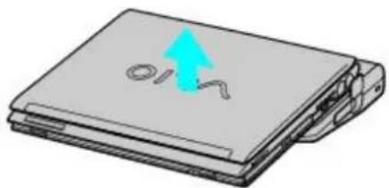 SONY Vaio PCG-V505DX - To disconnect a port replicator - 2