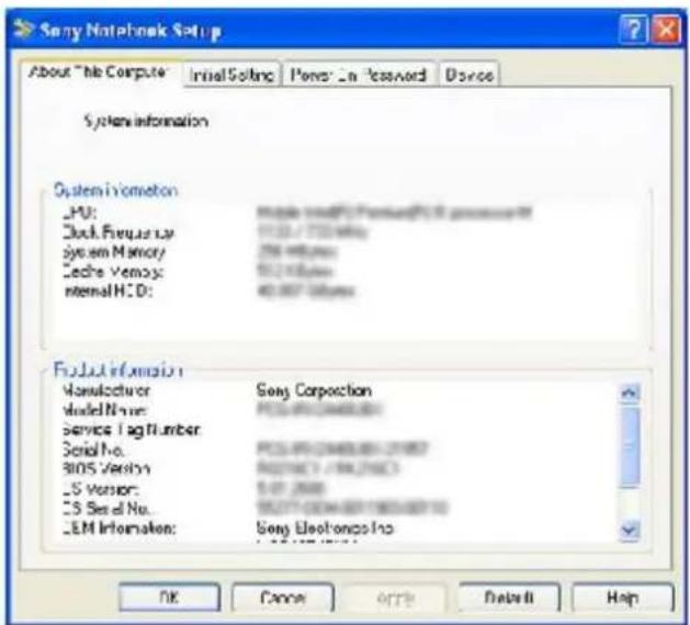 SONY Vaio PCG-V505DX - Sony Notebook Setup - 1