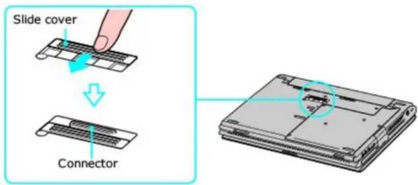 SONY Vaio PCG-V505DX - To connect a port replicator - 1