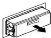 SONY XR-1750 - Dismounting the unit - 5