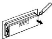 SONY XR-1750 - Dismounting the unit - 4