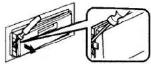 SONY XR-1750 - Dismounting the unit - 3