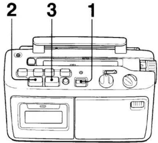 SONY CFM-A50 - Using the light - 1